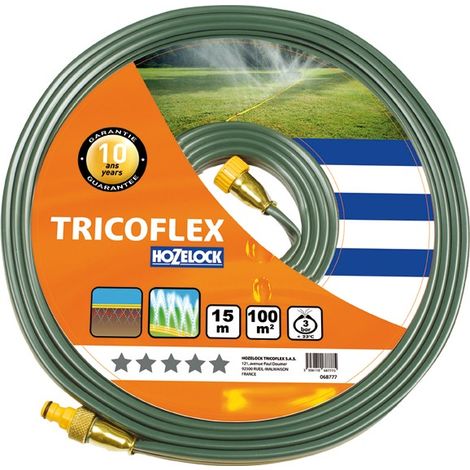 Manguera de riego perforada plana Hozelock Tricoflex 15m