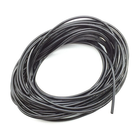 Manguera de riego por goteo para agricultura, tubo de PVC de 10m/20m para sistema de riego de invernadero, gotero de flechas, manguera de riego de 3/5mm,1I8 Inch,20m,Negro