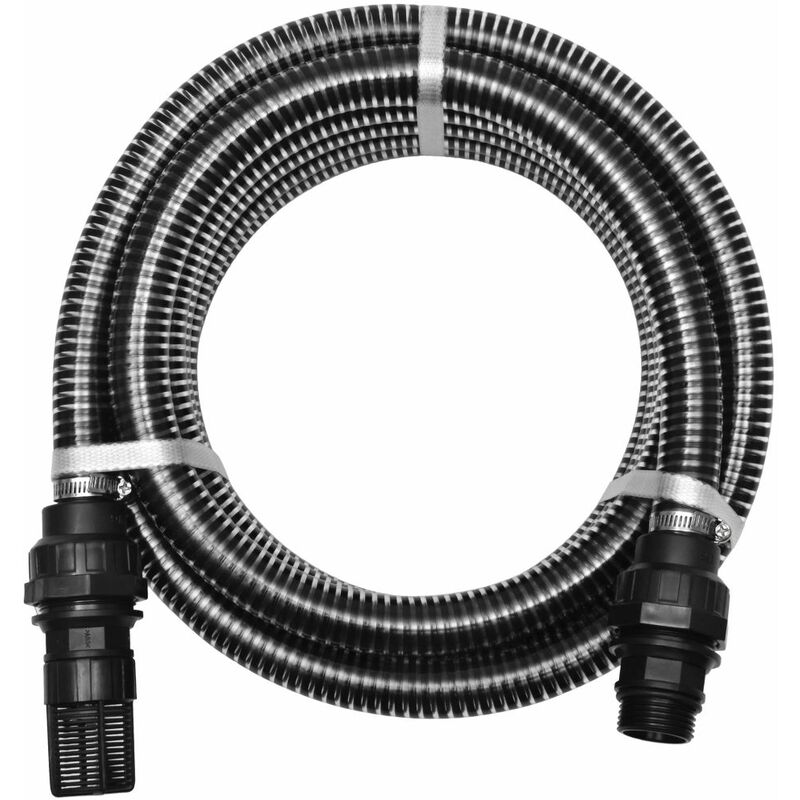 

Manguera de succion con conectores 10 m 22 mm negra