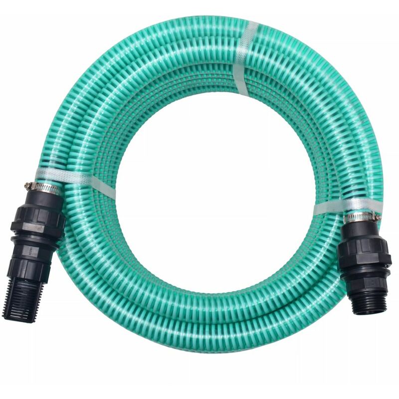 

Manguera de succion con conectores 4 m 22 mm verde