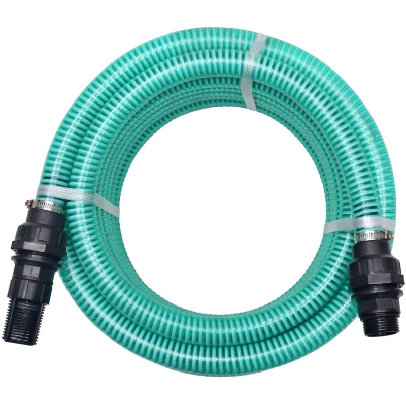 

Manguera de succión con conectores 10 m 22 mm verde - Verde - Vidaxl