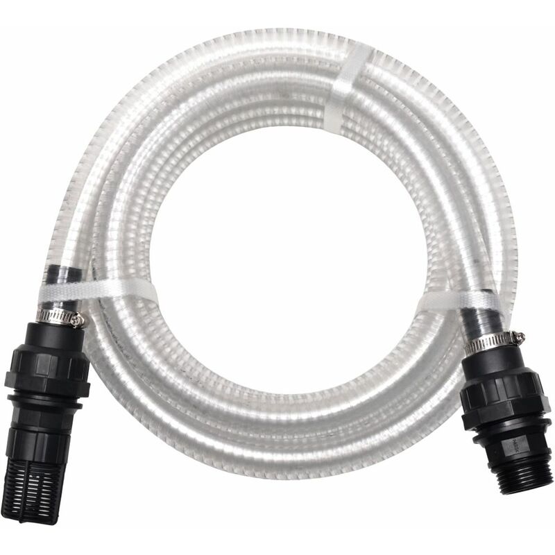 

Manguera de succión con conectores 7 m 22 mm blanca