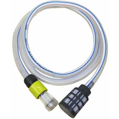 Manguera de succión y filtro para hidrolavadora Topways, manguera de alta presión, accesorios para hidrolavadora - 3 m