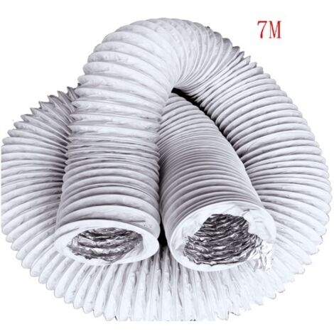 Manguera de ventilación de escape flexible de 150 mm y 7 m para aire acondicionado