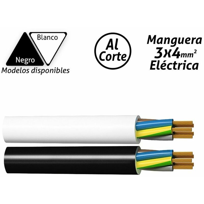 

Manguera eléctrica 3x4mm2 Negro RV-K - Negro RV-K