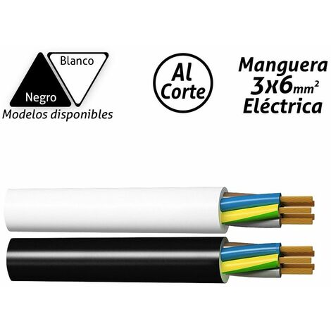 OEM Manguera eléctrica 3x6mm2 Negro/Blanco RV-K Negro/Blanco RV-K