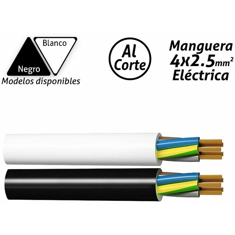 

Manguera eléctrica 4x2.5mm2 Negro RV-K - Negro RV-K