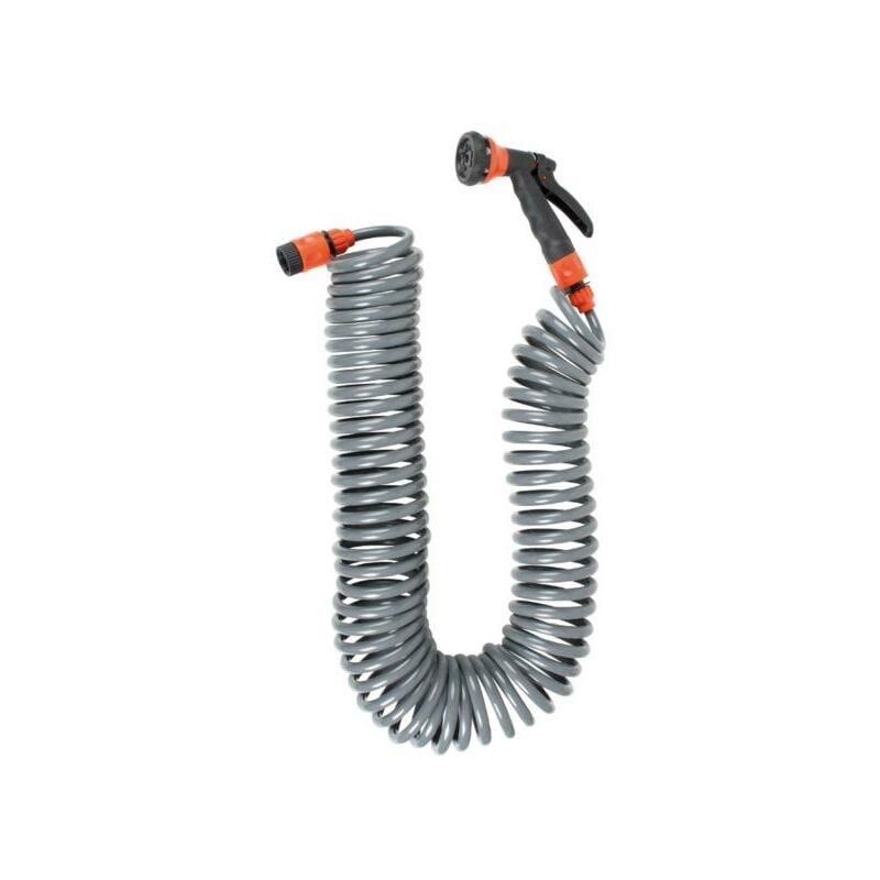 Lista - Manguera riego flexible modelo Espiral 15 mts - talla