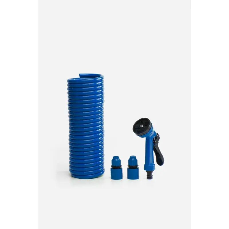 Manguera Flexible de 15M con Pistola Multifuncional Azul