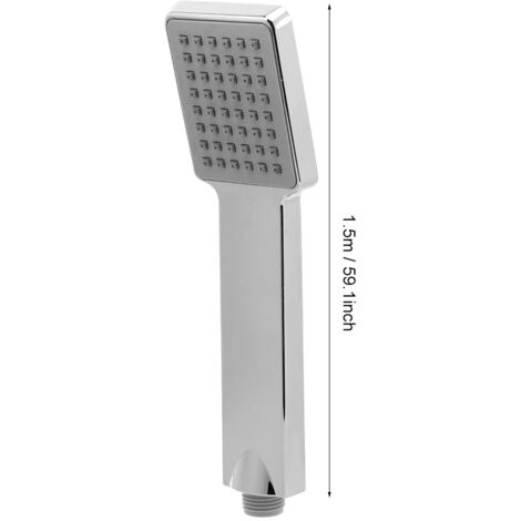Manguera flexible de acero inoxidable de alta presión para cabezal de ducha, G1/2", 1,5 m, juego de bidé, accesorios de baño