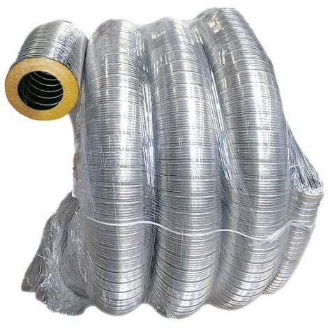 Manguera flexible de doble pared aislada acero inoxidable aisi 316l d.80