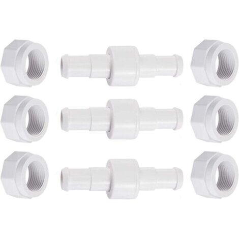 Manguera giratoria KZQ D20 con tuerca de manguera D15 Compatible con Zodiac Polaris 280, 380, 180 - Repuestos para limpiafondos