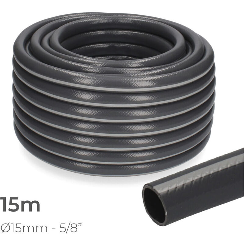 

EDM Manguera jardin ecolight pcv ø inter.15mm, ø exter. 20mm (5/8') rollo 15m edm