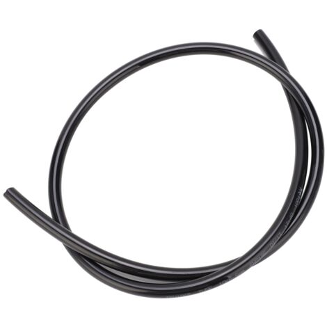 Manguera neumática flexible de TPU para compresor de aire, destinada a productos químicos, combustibles y aceites (TPU0805 OD8 x ID5 Negra 1 metro).