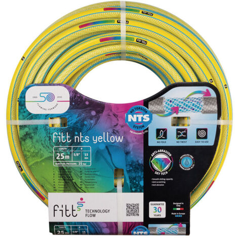 Manguera NTS YELLOW 15mm. 25MTS. marca FITT