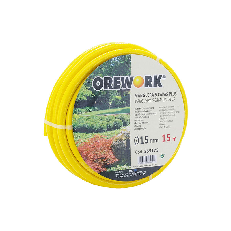 

Manguera 5 capas plus 15 mm x 50 m - Orework