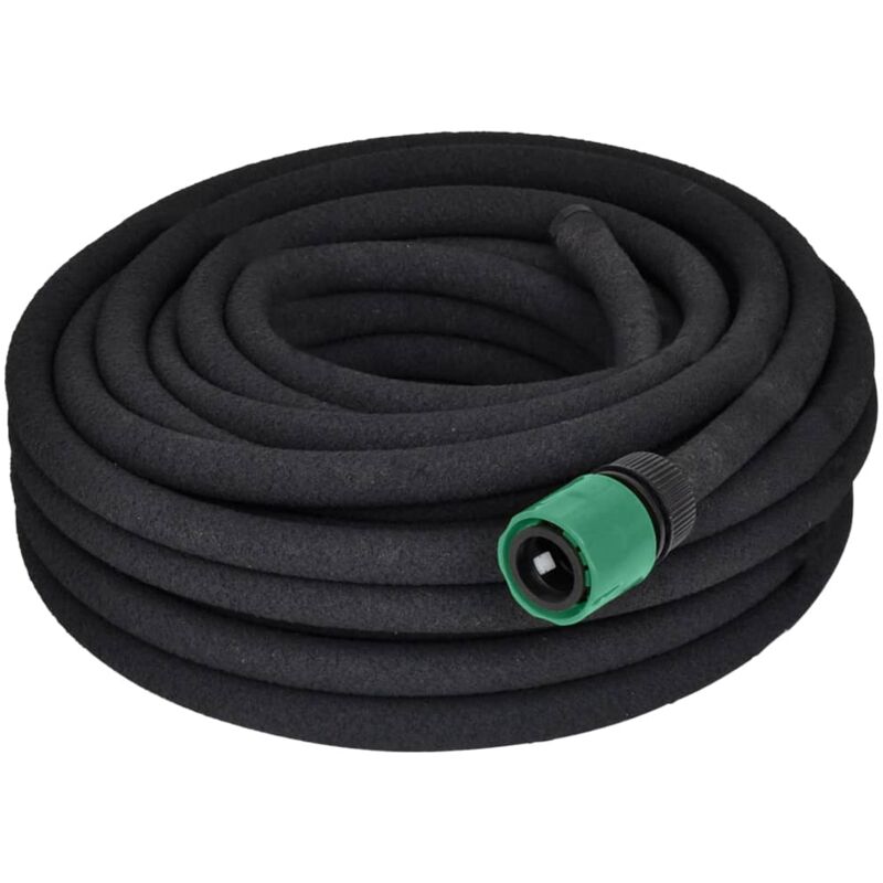 

Manguera para Riego e Irrigación de Jardín con Conector 1/2' 50 m - Negro - Vidaxl