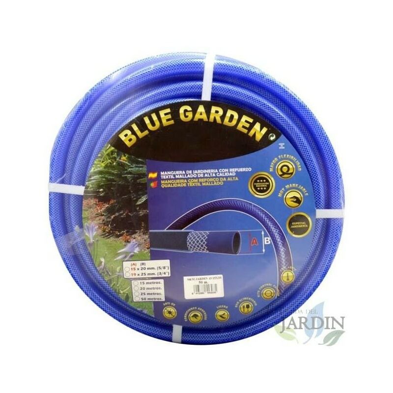 

Manguera PVC 19 mm 50 metros blue garden reforzada anticoca