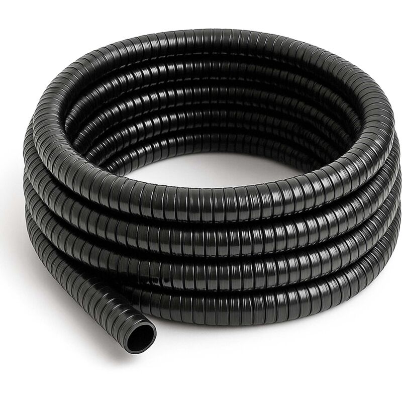 

Manguera flexible para estanque 10 m manguera en espiral reforzado 25 mm (1') negro PVC arroyo