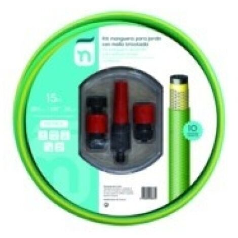 Manguera Riego 15Mt-15 4C Natuur Verde Perfe Tricotada Accesorios