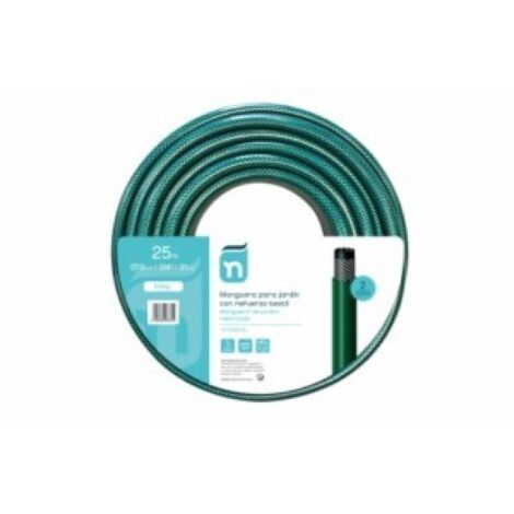 MANGUERA RIEGO 25MT-19MM 3C NATUUR VER EASY TRENZ NT99214 25