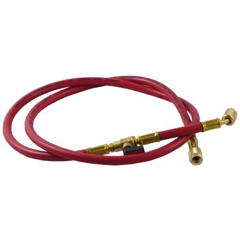 Manguera roja de vacío y carga para gases refrigerantes R410A y R32 5/16 x 5/16 m 3 - Idrhaus