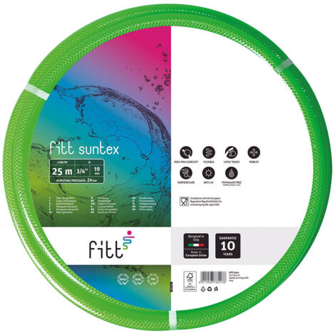 Manguera TACTO LATEX Ø 19 mm. X 25 M marca FITT