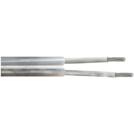 Manguera tubular fror 2 x 0,75 mm² transparente euro/m