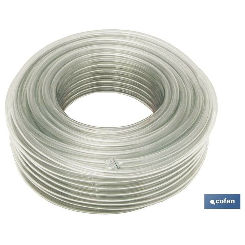 

Manguera pvc monocapa cristal 18x24mm50m