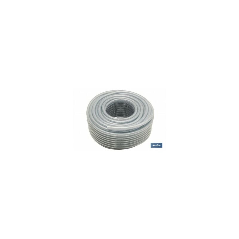 

Manguera pvc cristal con refuerzo 8x14mm100m