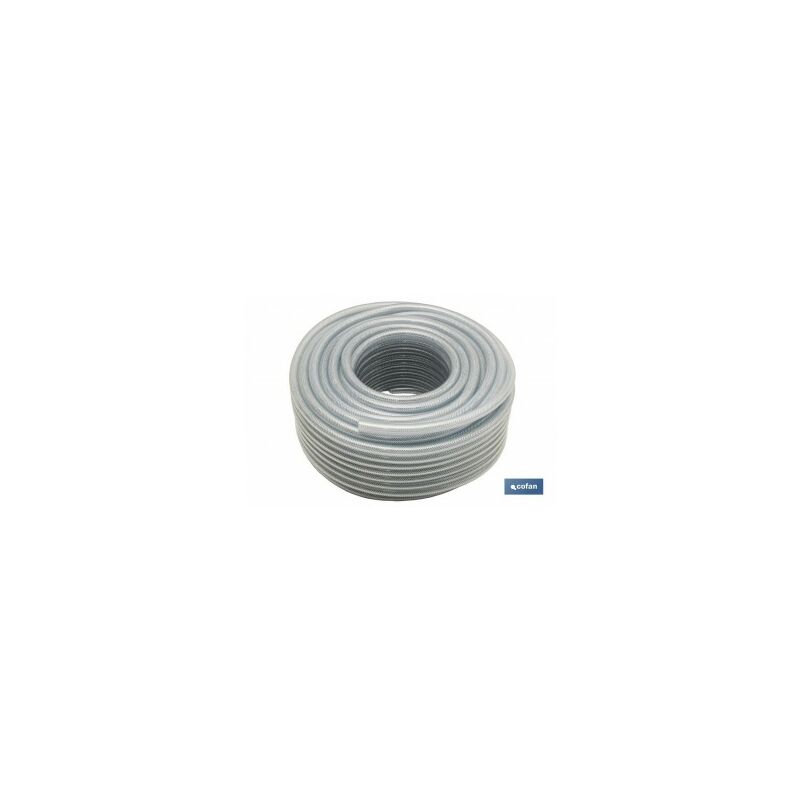 

Manguera pvc cristal con refuerzo 15x21mm50m