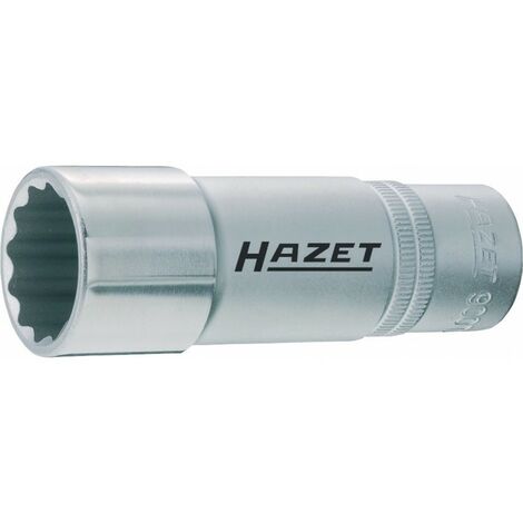 Manguito 1/2" 21mm 12kt. larga Hazet