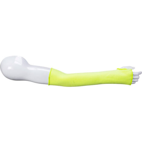 Manguito anti-corte 45cm, 18" resistente al calor galga 13 A690  amarillo