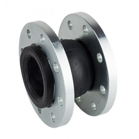 Manguito antivibratorio simple onda tipo brida DN80