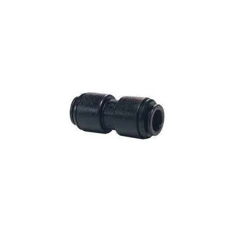 Manguito de acetal negro de 10 mm de diámetro.