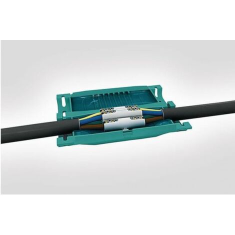 Manguito de cable HellermannTyton gel aislante verde 9-16 mm