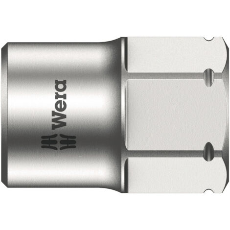 Manguito de cuadrado Zyklop con enmangamientos 1/4" y hexagonal Hex 11, 8.0 mm