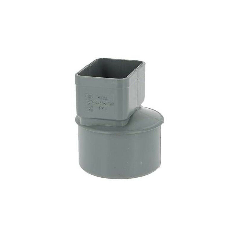 

Manguito de PVC Ø100 para salida de tubo de aluminio 82 x 56 mm gris