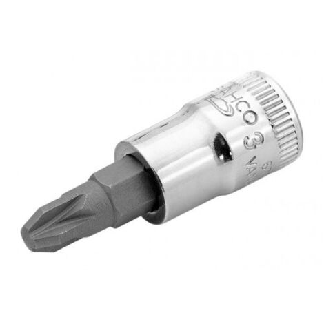Manguito masculino cuadrado 1/4"PZ1 Bahco