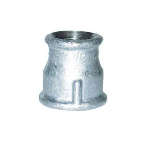 Manguito reducido 66x76 / 50x60, hembra galvanizada