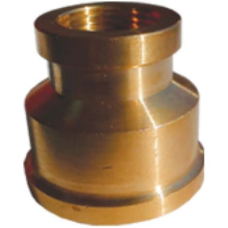 Manguito reductor de latón Idmar 3/4" x 3/8" DN20 x DN10