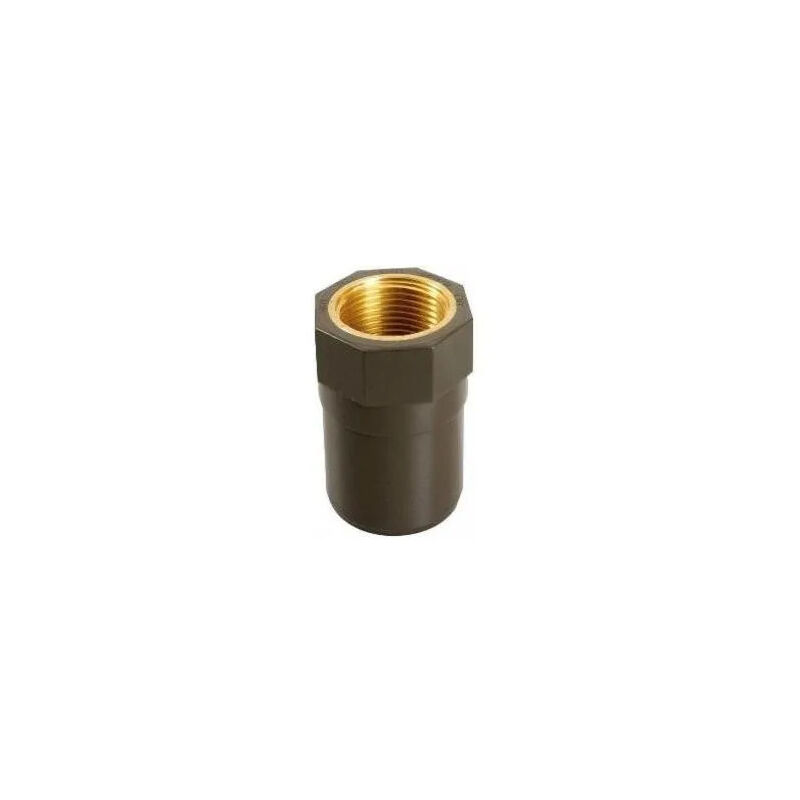 

Manguito roscado hembra de latón/PVC HTA 20*27 X 25/32