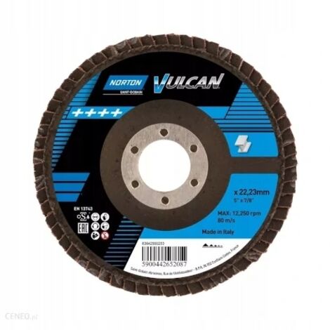 MANGUITOS DE CIRCONIO NORTON VULCAN 60 gr. Acero 115 mm