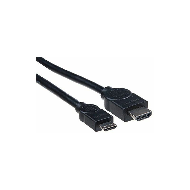 

304955 cable HDMI 1,8 m HDMI tipo A (Estándar) HDMI Type C (Mini) Negro - Manhattan