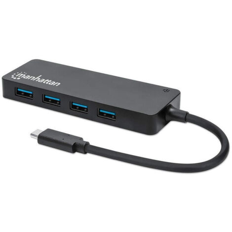 MANHATTAN 4-Port USB 3.2 Gen 1 Hub C-Stecker auf 4x A-Buchse
