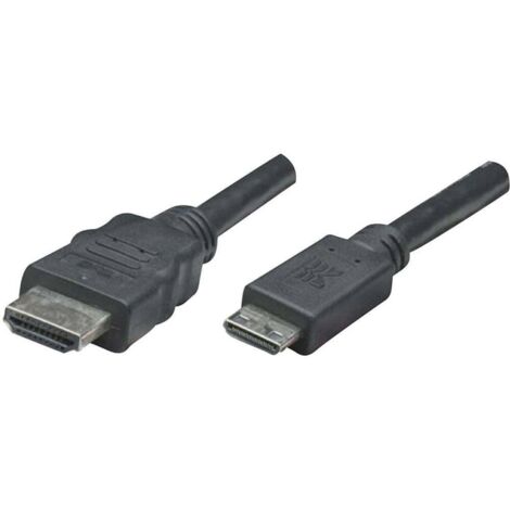MANHATTAN Cavo High Speed Mini HDMI a HDMI Maschi/Maschio Nero, 1,8 m