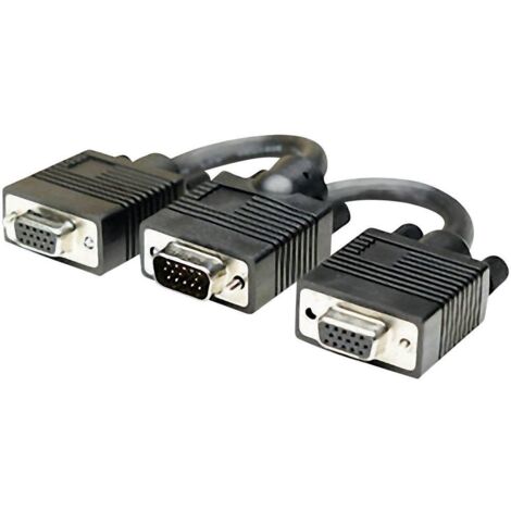 MANHATTAN Cavo monitor SVGA sdoppiatore 15 CM DB15 M/F