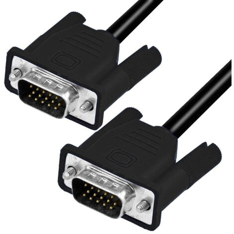 MANHATTAN Cavo monitor SVGA standard M/M 1,8 mt NERO