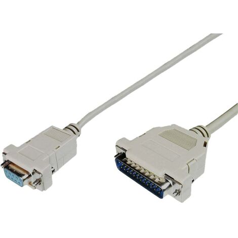 MANHATTAN Cavo null modem 25 DB Maschio 9 DB Femmina 1,80 mt