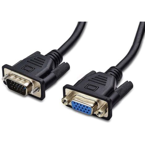 MANHATTAN Cavo prolunga monitor SVGA standard M/F 7,5 mt NERO